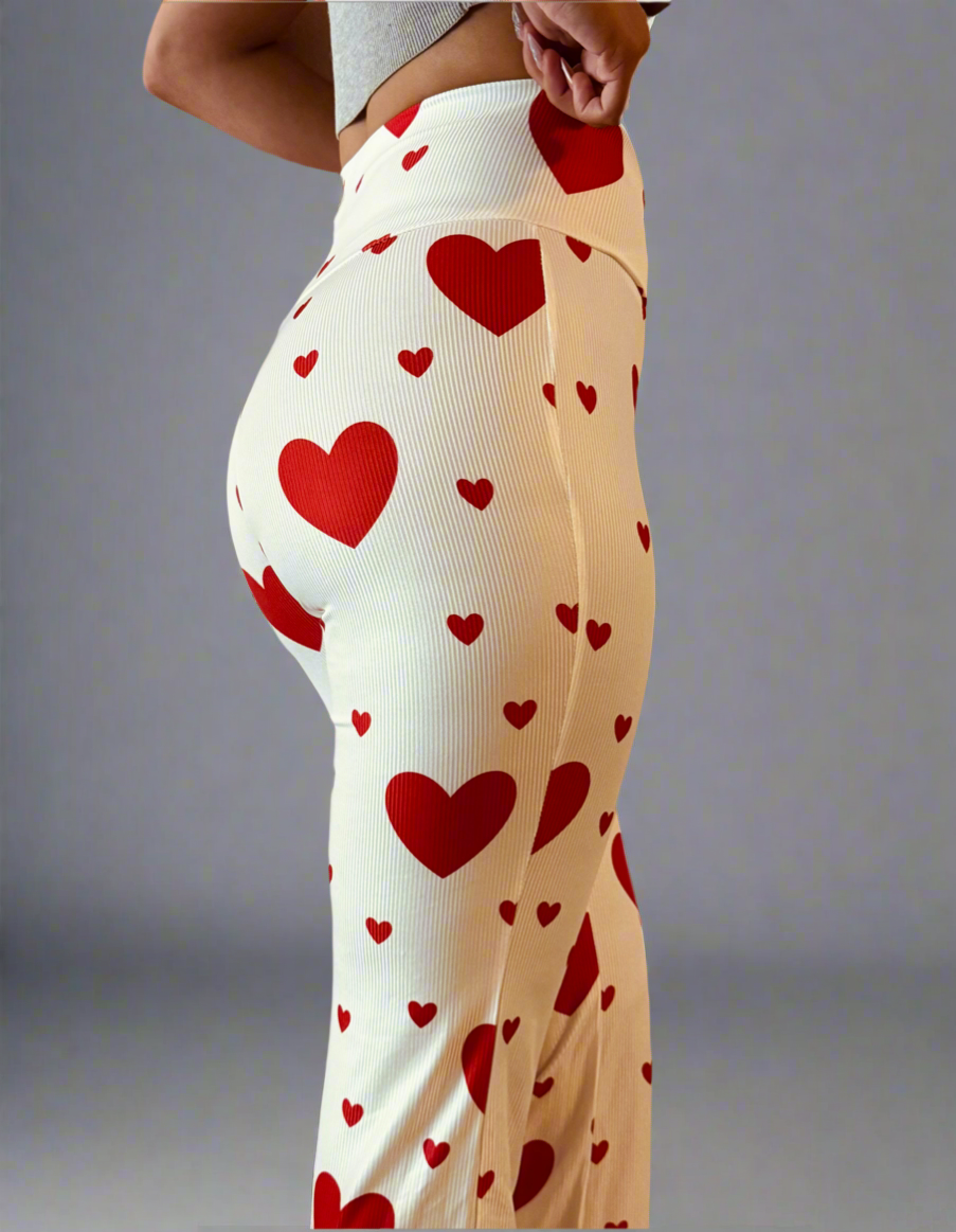 Heartbreaker- Heart Print Pants