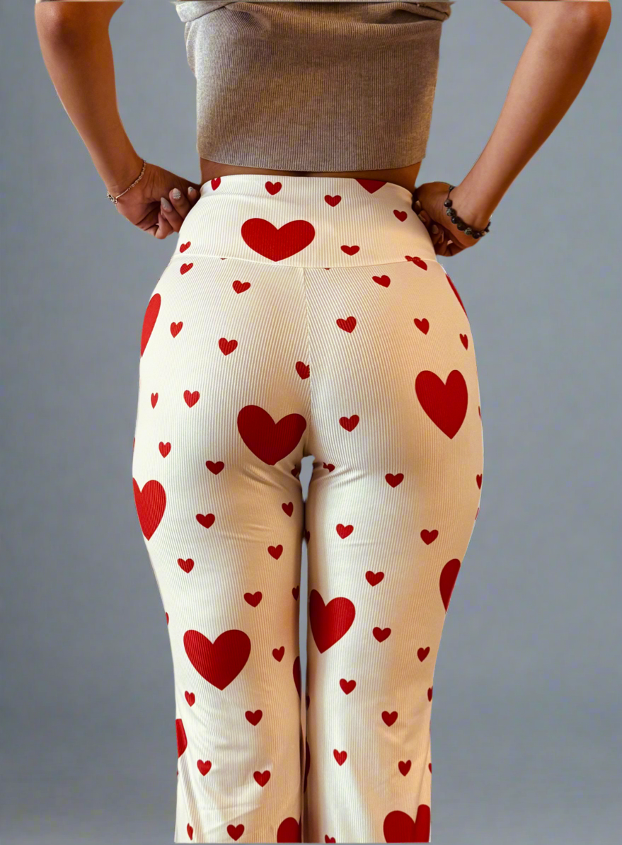 Heartbreaker- Heart Print Pants