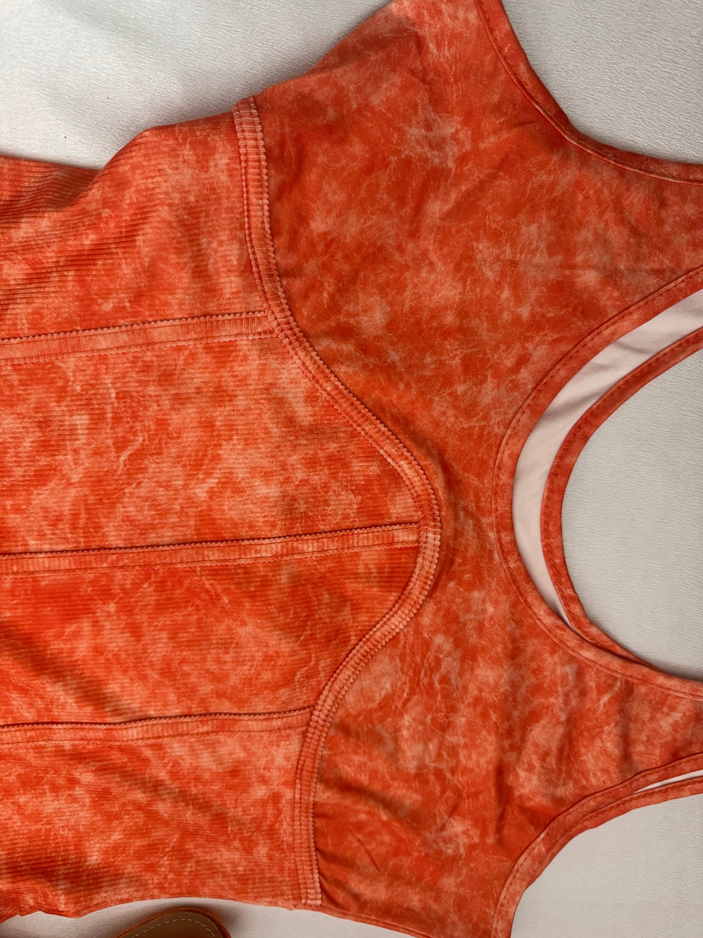 Sunset Glow Acid-Wash Mini Dress