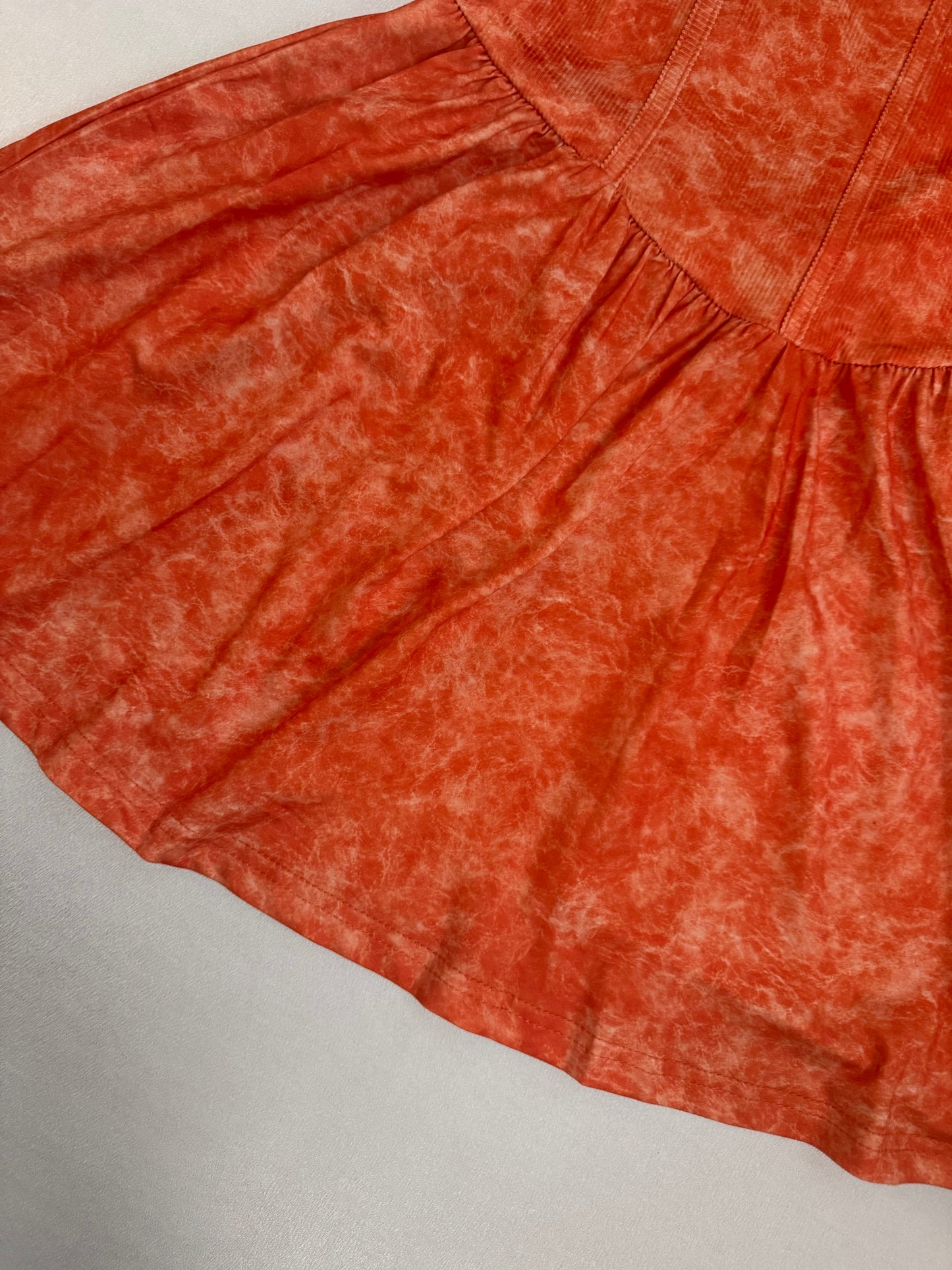 Sunset Glow Acid-Wash Mini Dress