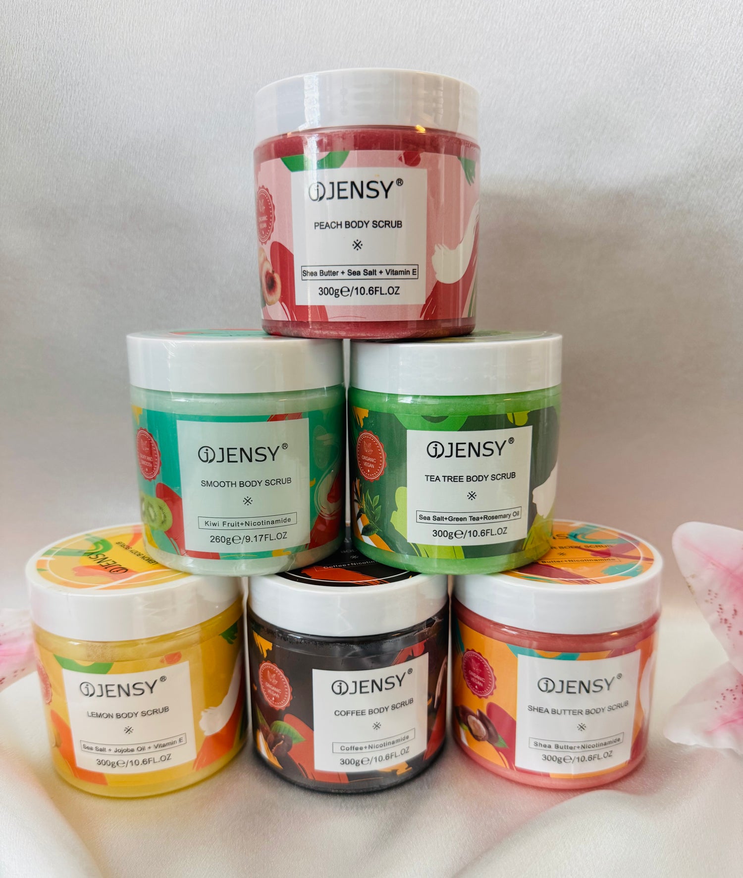 JENSY Luxurious Body Scrub Collection