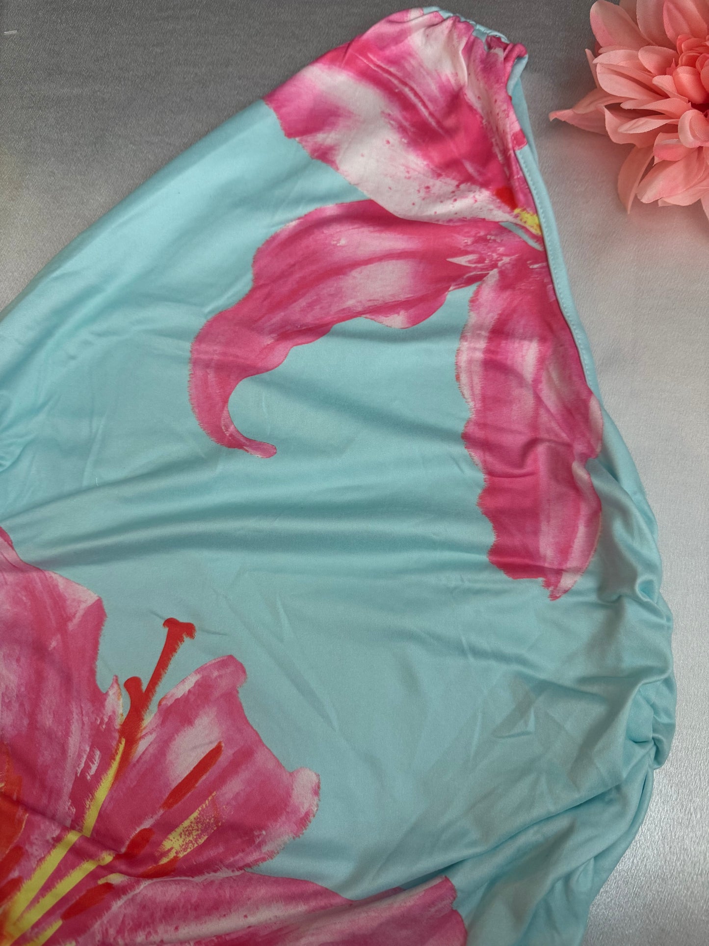 Tropical Bloom Scarf Top