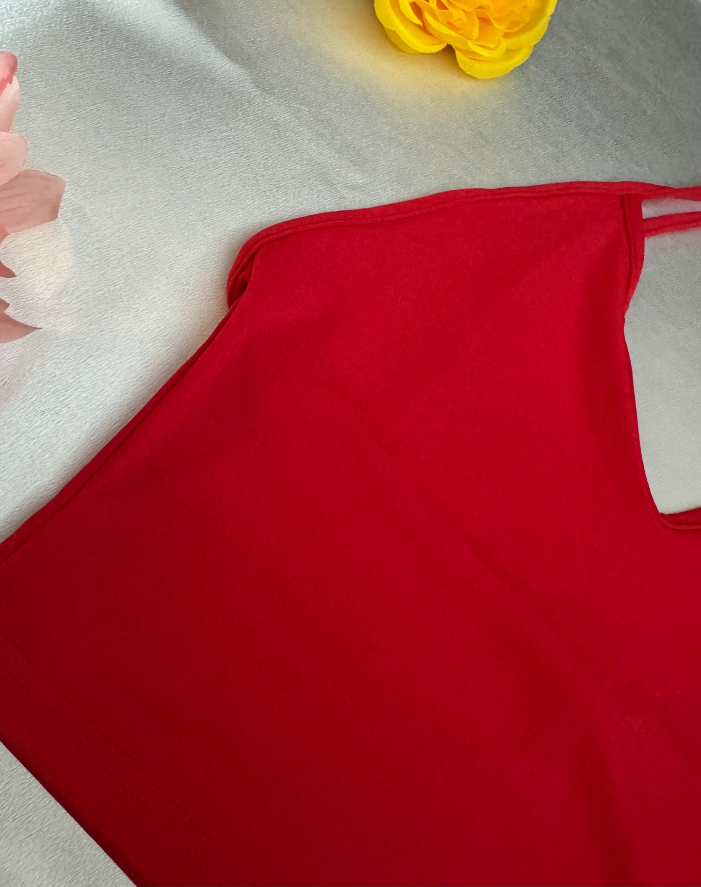 Fire Kiss Double-Strap Crop Top