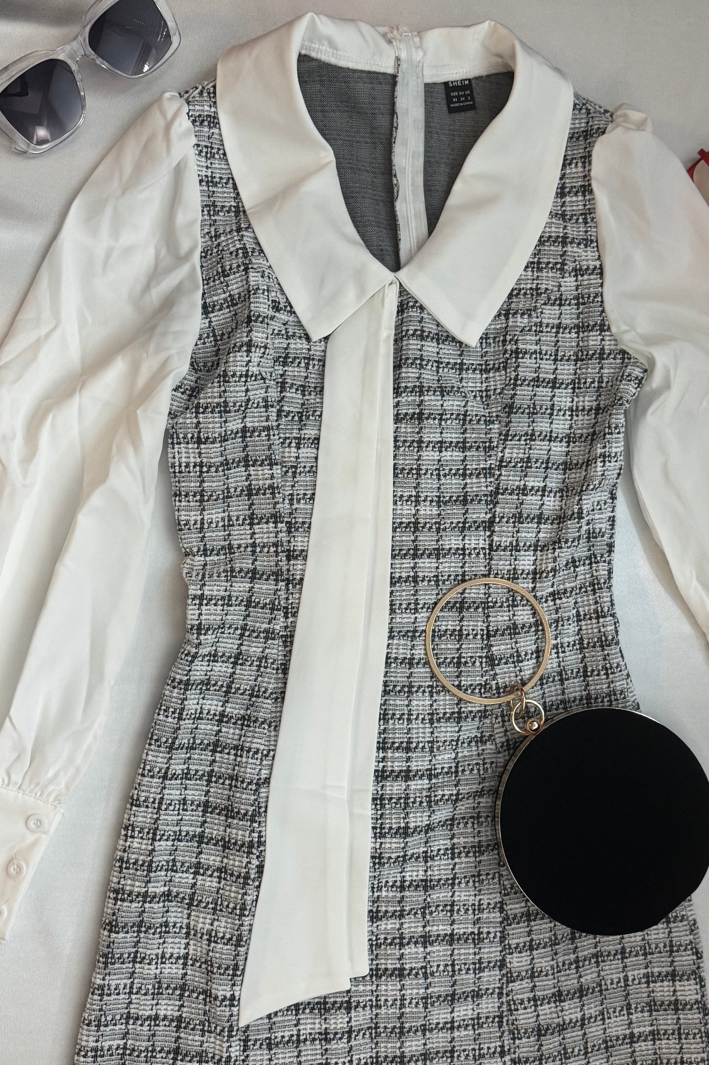 Monroe Chic Tweed Dress