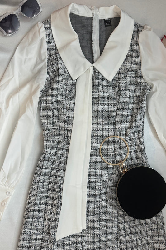 Monroe Chic Tweed Dress